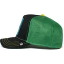 czapka-trucker-czarna-i-zielona-ptak-nierozlaczka-love-bird-twitterpated-the-farm-od-goorin-bros