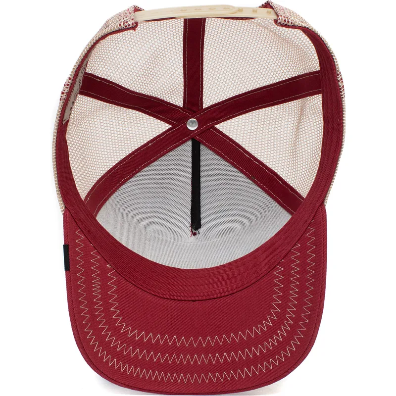 czapki-curva-czerwony-snapback-the-farm-de-goorin-bros