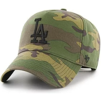 Zgięta czapka snapback z kamuflażem MVP DT Grove Los Angeles Dodgers MLB marki 47