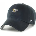 czarna-zakrzywiona-czapka-regulowana-clean-up-base-runner-pittsburgh-penguins-nhl-od-47-brand