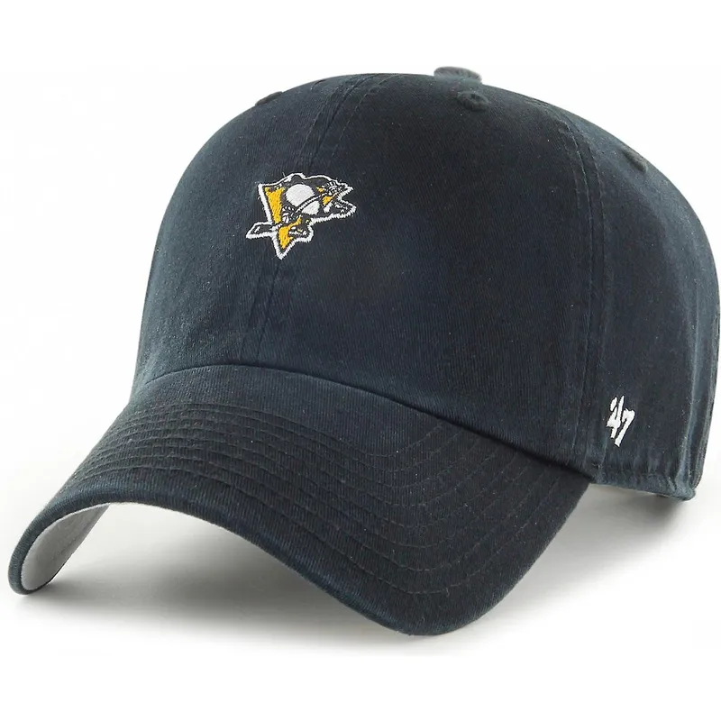 czapki-curva-czarny-tasma-regulowana-clean-up-base-runner-pittsburgh-penguins-nhl-47-brand czapki-curva-czarny-tasma-regulowana-clean-up-base-runner-pittsburgh-penguins-nhl-47-brand