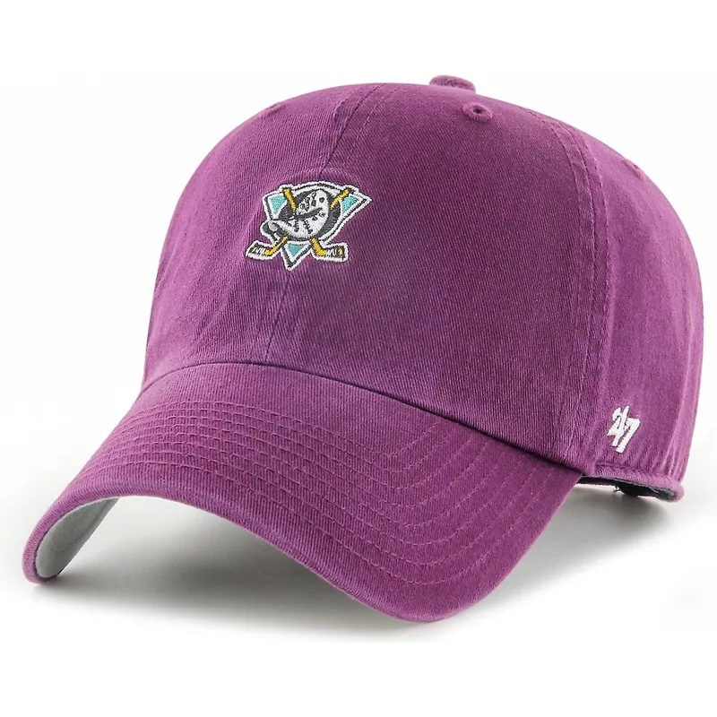 czapki-curva-czerwony-tasma-regulowana-granate-clean-up-base-runner-anaheim-ducks-nhl-47-brand