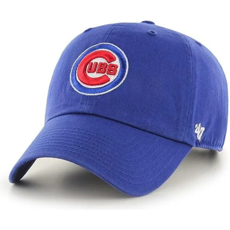czapki-curva-niebieski-tasma-regulowana-clean-up-chicago-cubs-mlb-47-brand