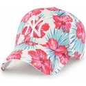 czapki-curva-wielokolorowy-tasma-regulowana-clean-up-sharon-new-york-yankees-mlb-47-brand