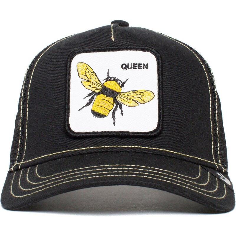 czapka-trucker-czarna-pszczcola-queen-bee-goorin-bros