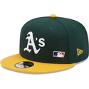 czapki-plana-zielony-snapback-9fifty-team-arch-oakland-athletics-mlb-new-era