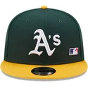 czapki-plana-zielony-snapback-9fifty-team-arch-oakland-athletics-mlb-new-era