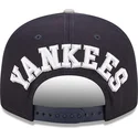 granatowo-szara-plaska-czapka-snapback-9fifty-team-arch-new-york-yankees-mlb-new-era