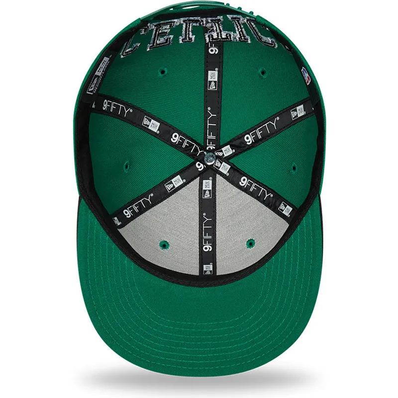 czapki-plana-zielony-snapback-9fifty-team-arch-boston-celtics-nba-new-era