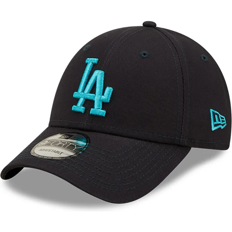 czapki-curva-granatowy-tasma-regulowana-9forty-league-essential-los-angeles-dodgers-mlb-new-era