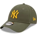 czapki-curva-zielony-tasma-regulowana-9forty-league-essential-new-york-yankees-mlb-new-era