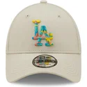 regulowana-szara-czapka-z-daszkiem-9forty-camo-infill-los-angeles-dodgers-mlb-marki-new-era