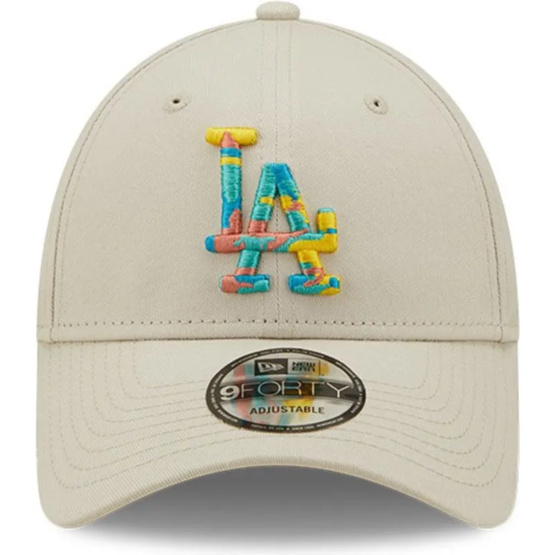 czapki-curva-szary-tasma-regulowana-9forty-camo-infill-los-angeles-dodgers-mlb-new-era
