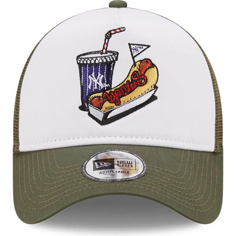 czapki-curva-bialy-snapback-a-frame-stadium-food-hot-dog-new-york-yankees-mlb-new-era