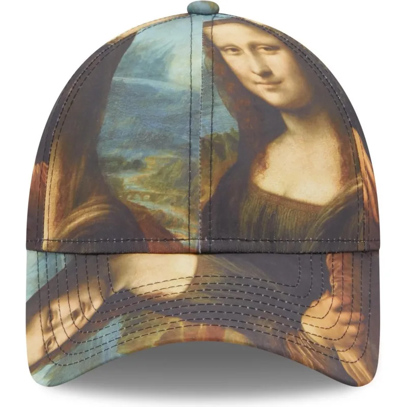 regulowana-wielokolorowa-czapka-z-zakrzywionym-daszkiem-9forty-mona-lisa-le-louvre-new-era