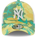 czapki-curva-zielony-snapback-a-frame-camo-pack-new-york-yankees-mlb-new-era
