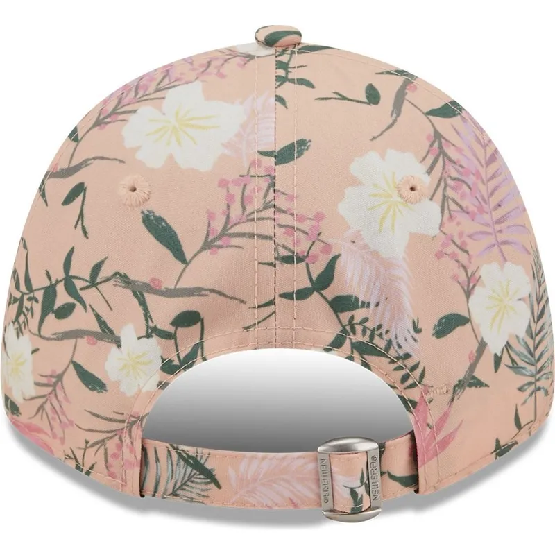 czapki-curva-roz-tasma-regulowana-9forty-floral-los-angeles-dodgers-mlb-new-era