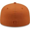 czapki-plana-brazowy-dopasowany-59fifty-league-essential-los-angeles-dodgers-mlb-new-era