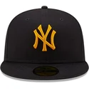 czapki-plana-granatowy-dopasowany-59fifty-league-essential-new-york-yankees-mlb-new-era