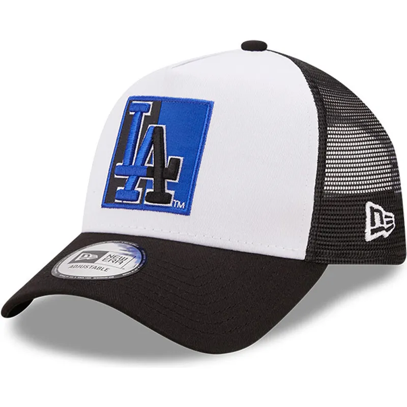 czapki-curva-czarny-snapback-a-frame-team-patch-los-angeles-dodgers-mlb-new-era