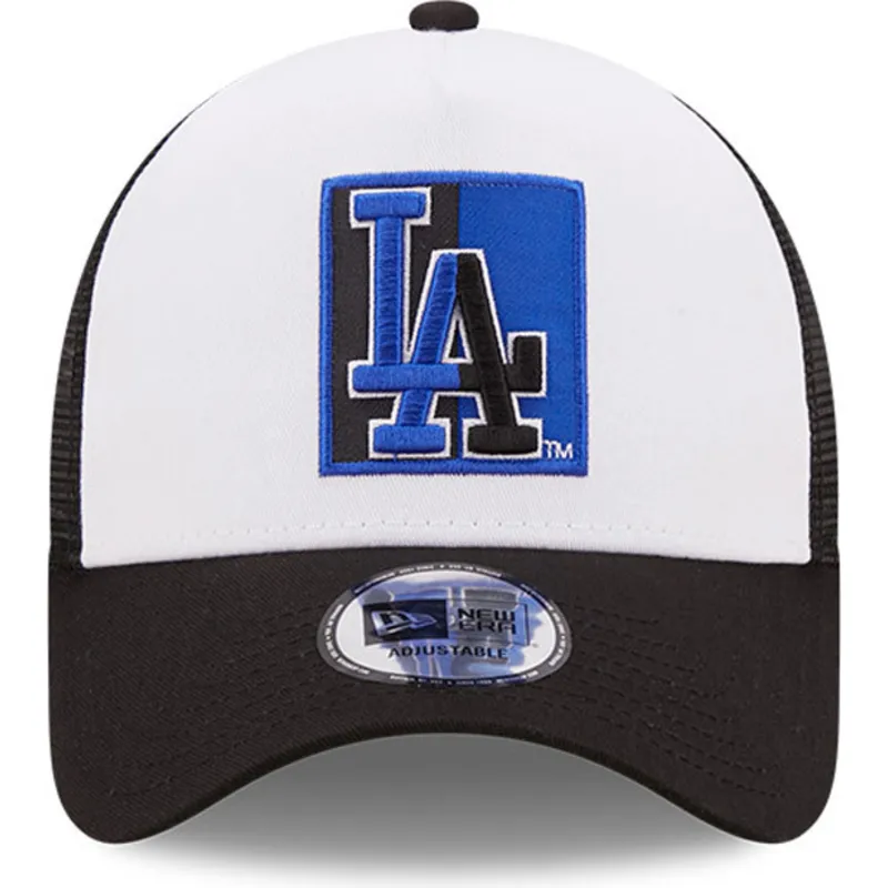 czapki-curva-czarny-snapback-a-frame-team-patch-los-angeles-dodgers-mlb-new-era