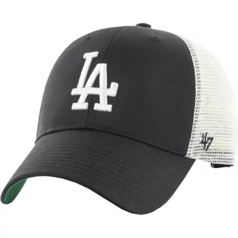 Czarna i biała czapka trucker MVP Branson z Los Angeles Dodgers MLB marki 47 Brand