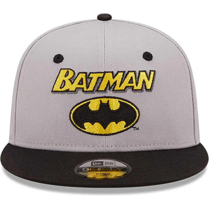 czapki-plana-szary-snapback-dla-dziecka-9fifty-character-batman-dc-comics-new-era