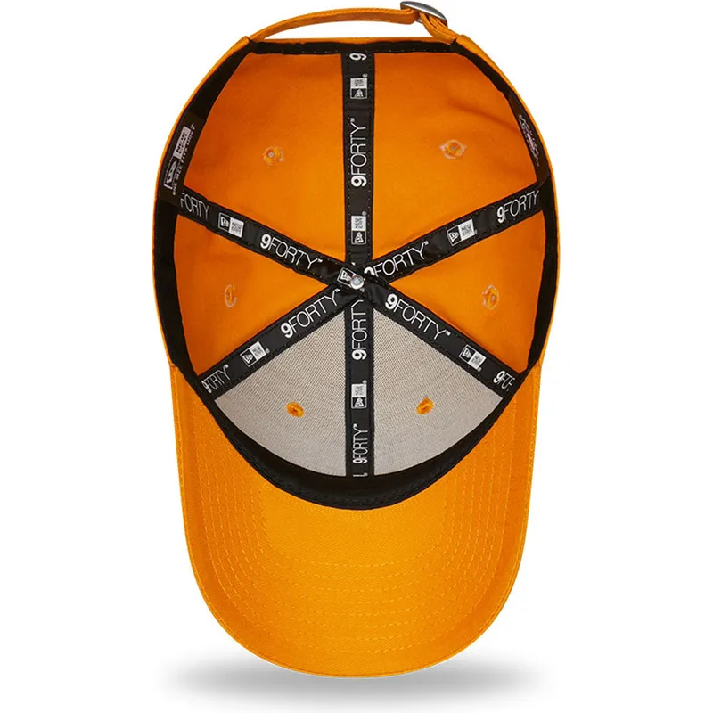czapki-curva-pomaranczowy-tasma-regulowana-negro-9forty-league-essential-los-angeles-dodgers-mlb-new-era