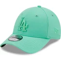 czapki-curva-zielony-tasma-regulowana-9forty-league-essential-los-angeles-dodgers-mlb-new-era