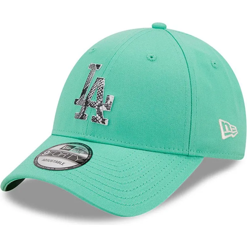 czapki-curva-zielony-tasma-regulowana-9forty-infill-los-angeles-dodgers-mlb-new-era