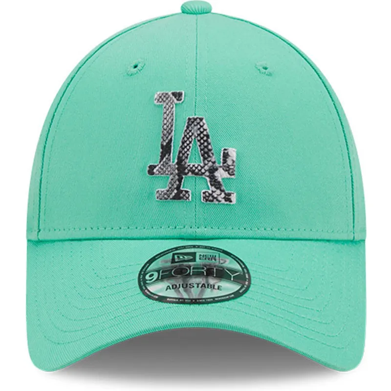 czapki-curva-zielony-tasma-regulowana-9forty-infill-los-angeles-dodgers-mlb-new-era