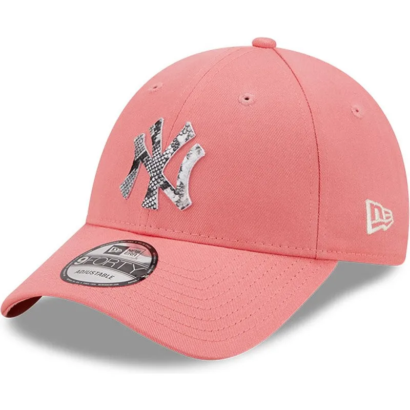 czapki-curva-roz-tasma-regulowana-9forty-infill-new-york-yankees-mlb-new-era