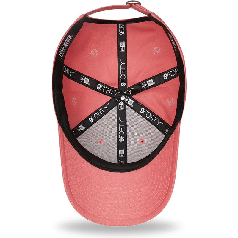 czapki-curva-roz-tasma-regulowana-9forty-infill-new-york-yankees-mlb-new-era