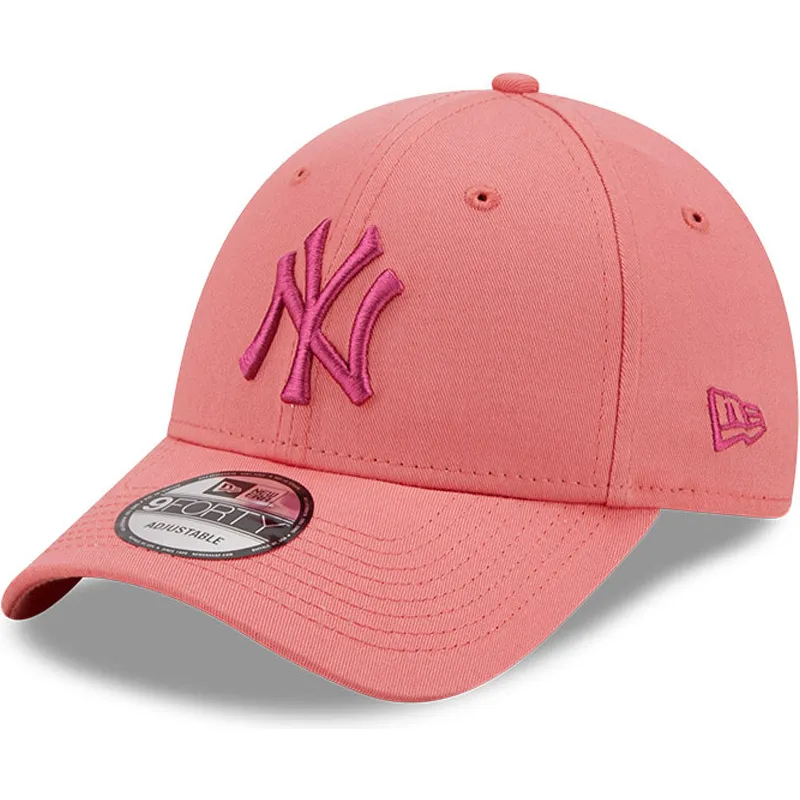 czapki-curva-roz-tasma-regulowana-9forty-league-essential-new-york-yankees-mlb-new-era