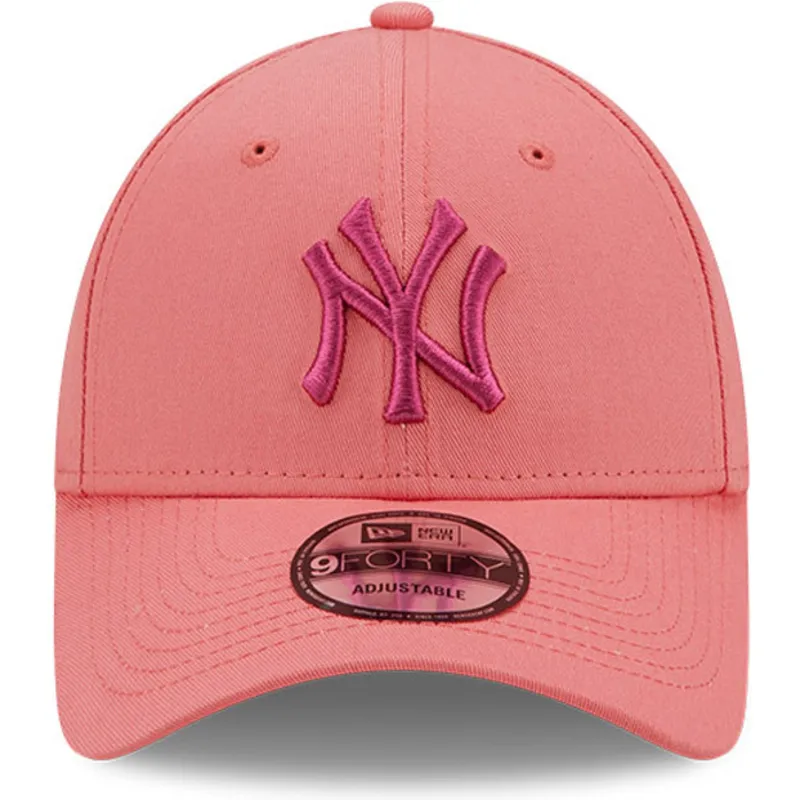 czapki-curva-roz-tasma-regulowana-9forty-league-essential-new-york-yankees-mlb-new-era