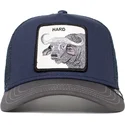 czapka-trucker-granatowo-szaro-czarna-z-bawolem-hard-widowmaker-the-farm-od-goorin-bros