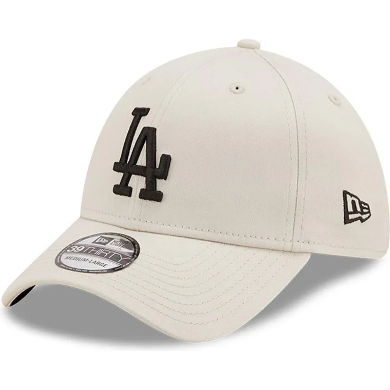 bezowa-zakrzywiona-czapka-39thirty-league-essential-los-angeles-dodgers-mlb-od-new-era