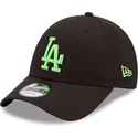 czapki-curva-czarny-tasma-regulowana-9forty-neon-pack-los-angeles-dodgers-mlb-new-era