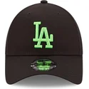 czapki-curva-czarny-tasma-regulowana-9forty-neon-pack-los-angeles-dodgers-mlb-new-era
