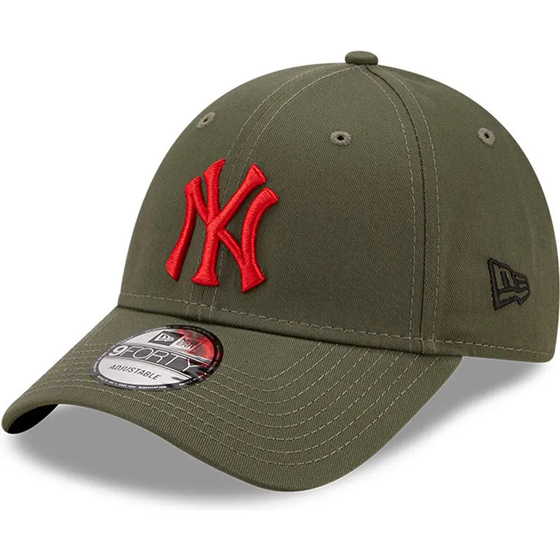 czapki-curva-zielony-tasma-regulowana-9forty-stadium-food-new-york-yankees-mlb-new-era
