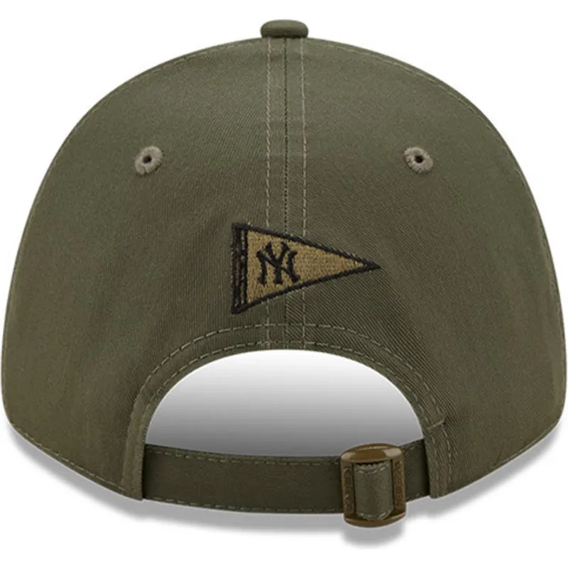 czapki-curva-zielony-tasma-regulowana-9forty-stadium-food-new-york-yankees-mlb-new-era