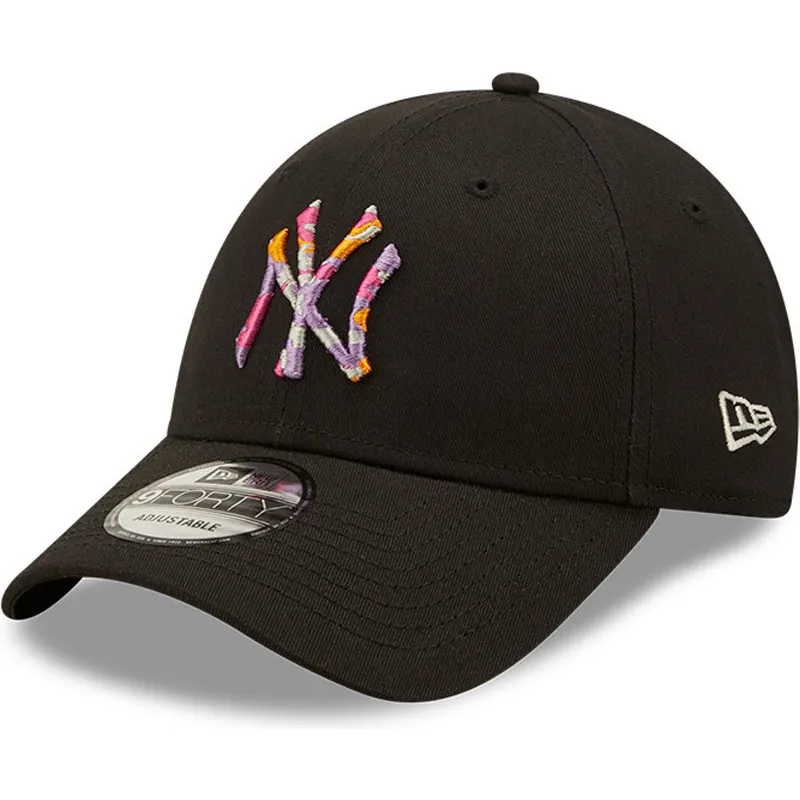 czapki-curva-czarny-tasma-regulowana-9forty-camo-infill-new-york-yankees-mlb-new-era