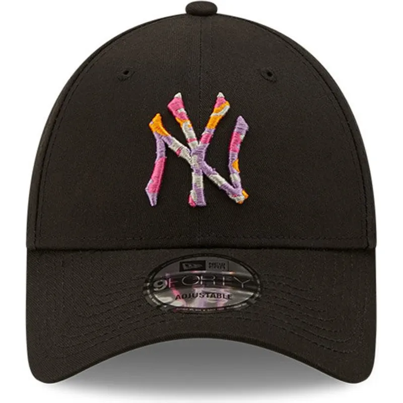 czapki-curva-czarny-tasma-regulowana-9forty-camo-infill-new-york-yankees-mlb-new-era