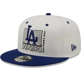 Szara i niebieska czapka snapback 9FIFTY White Crown z Los Angeles Dodgers MLB od New Era