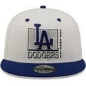 czapki-plana-szary-snapback-9fifty-white-crown-los-angeles-dodgers-mlb-new-era