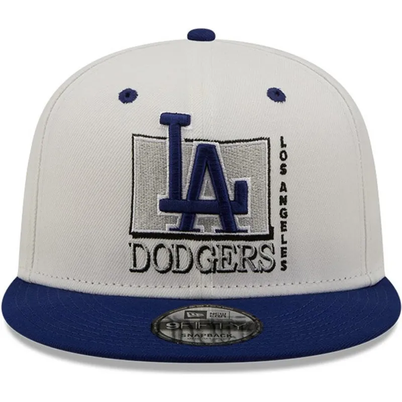 czapki-plana-szary-snapback-9fifty-white-crown-los-angeles-dodgers-mlb-new-era