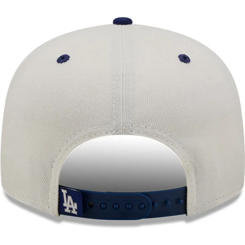 czapki-plana-szary-snapback-9fifty-white-crown-los-angeles-dodgers-mlb-new-era