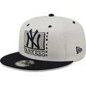 czapki-plana-bialy-snapback-9fifty-white-crown-new-york-yankees-mlb-new-era
