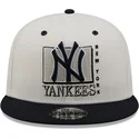 czapki-plana-bialy-snapback-9fifty-white-crown-new-york-yankees-mlb-new-era