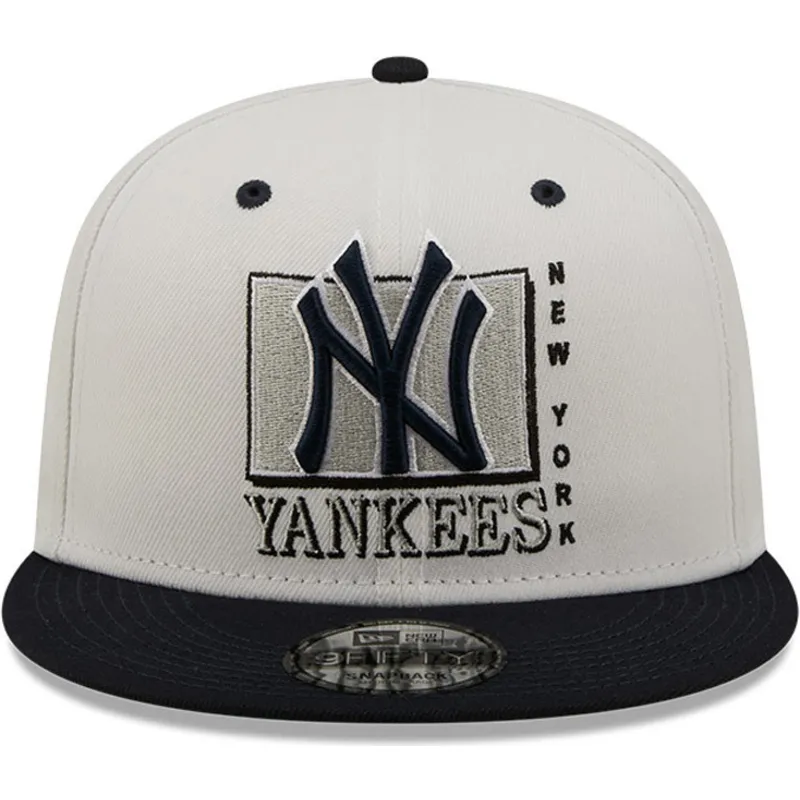 czapki-plana-bialy-snapback-9fifty-white-crown-new-york-yankees-mlb-new-era